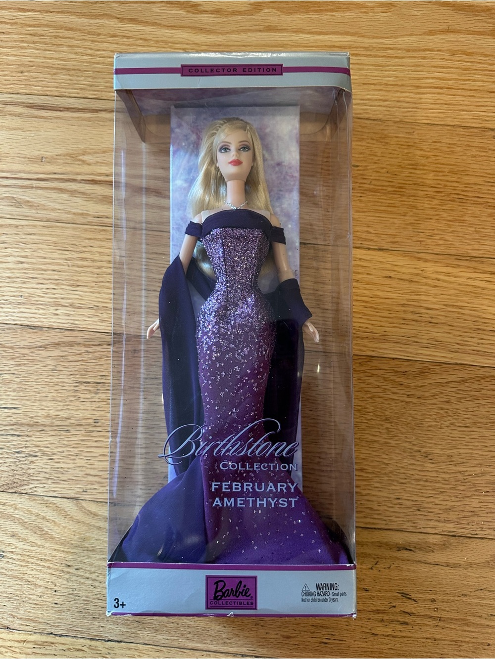Barbie February Amethyst Collector Doll - Purple and Silver Accents